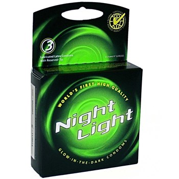 J492 Night Light Glow Condom pack