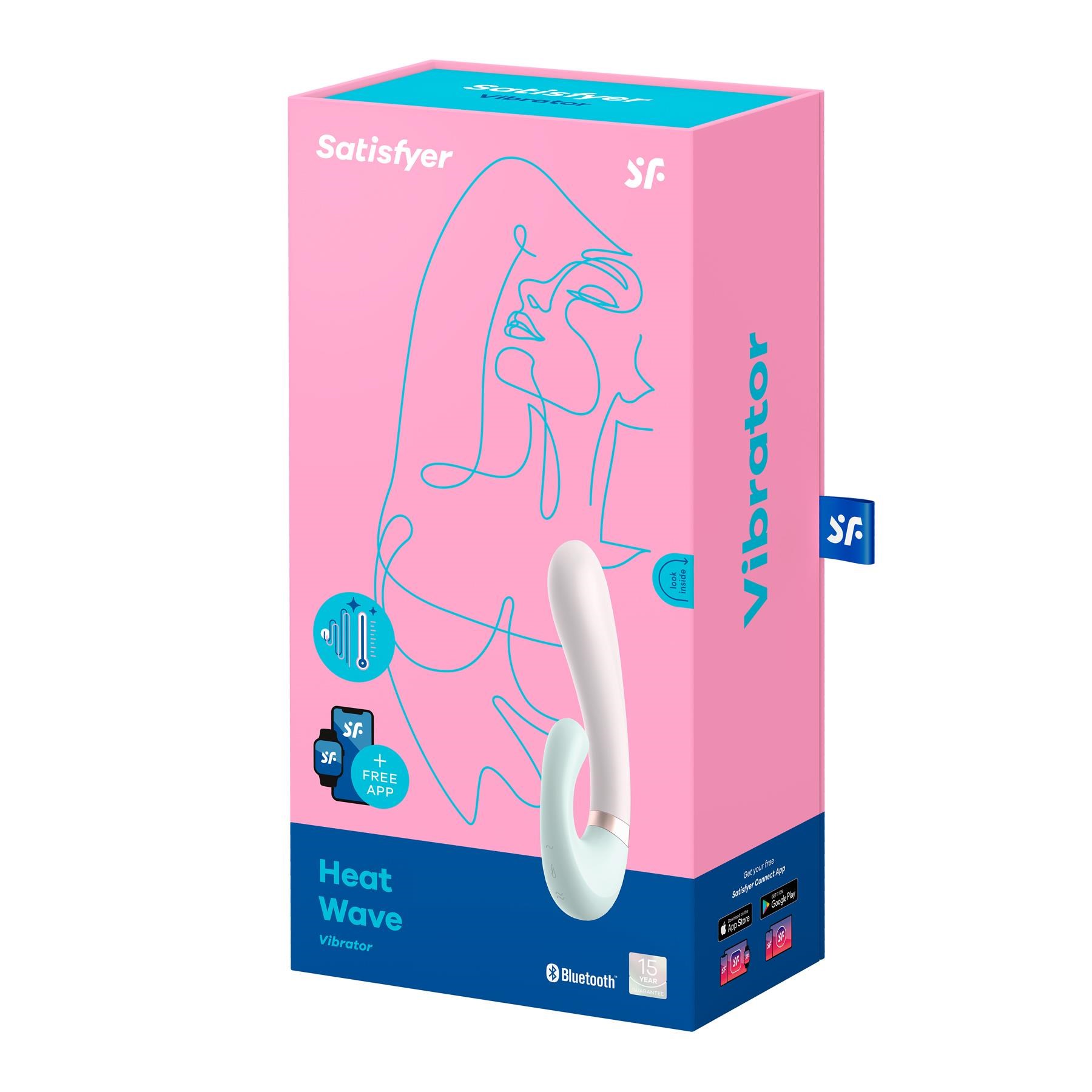 Satisfyer Heat Wave App Enabled Warming Dual Stimulator - Packaging Shot