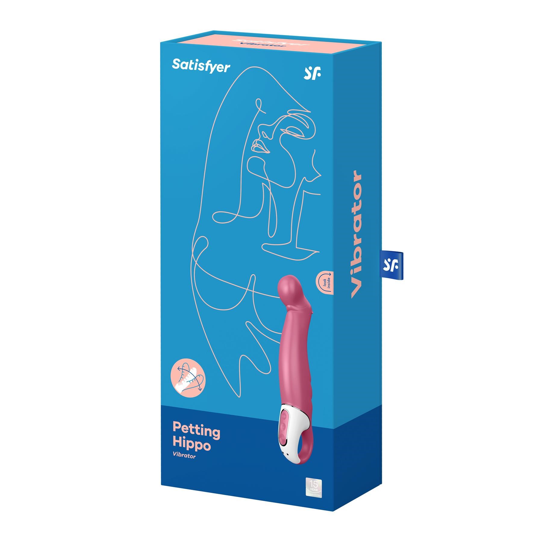 Satisfyer Petting Hippo G-Spot Vibrator - Packaging Shot