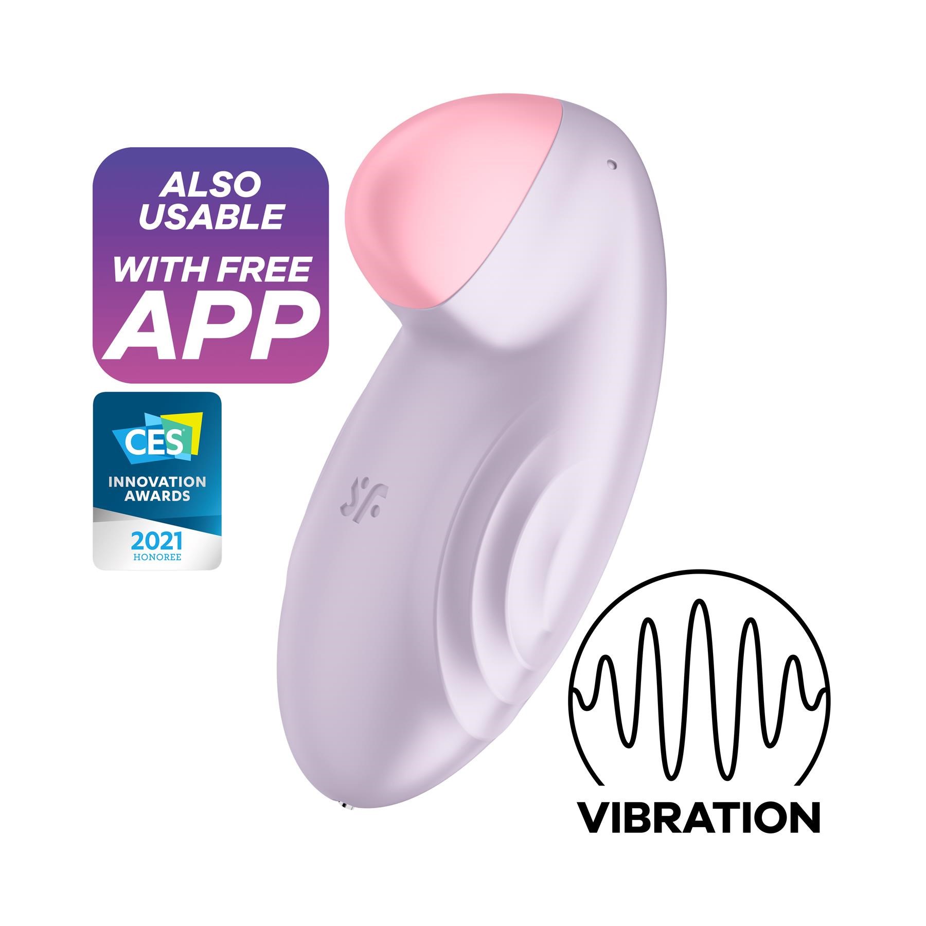 Satisfyer Tropical Tip App Enabled Clitoral Stimulator - Features