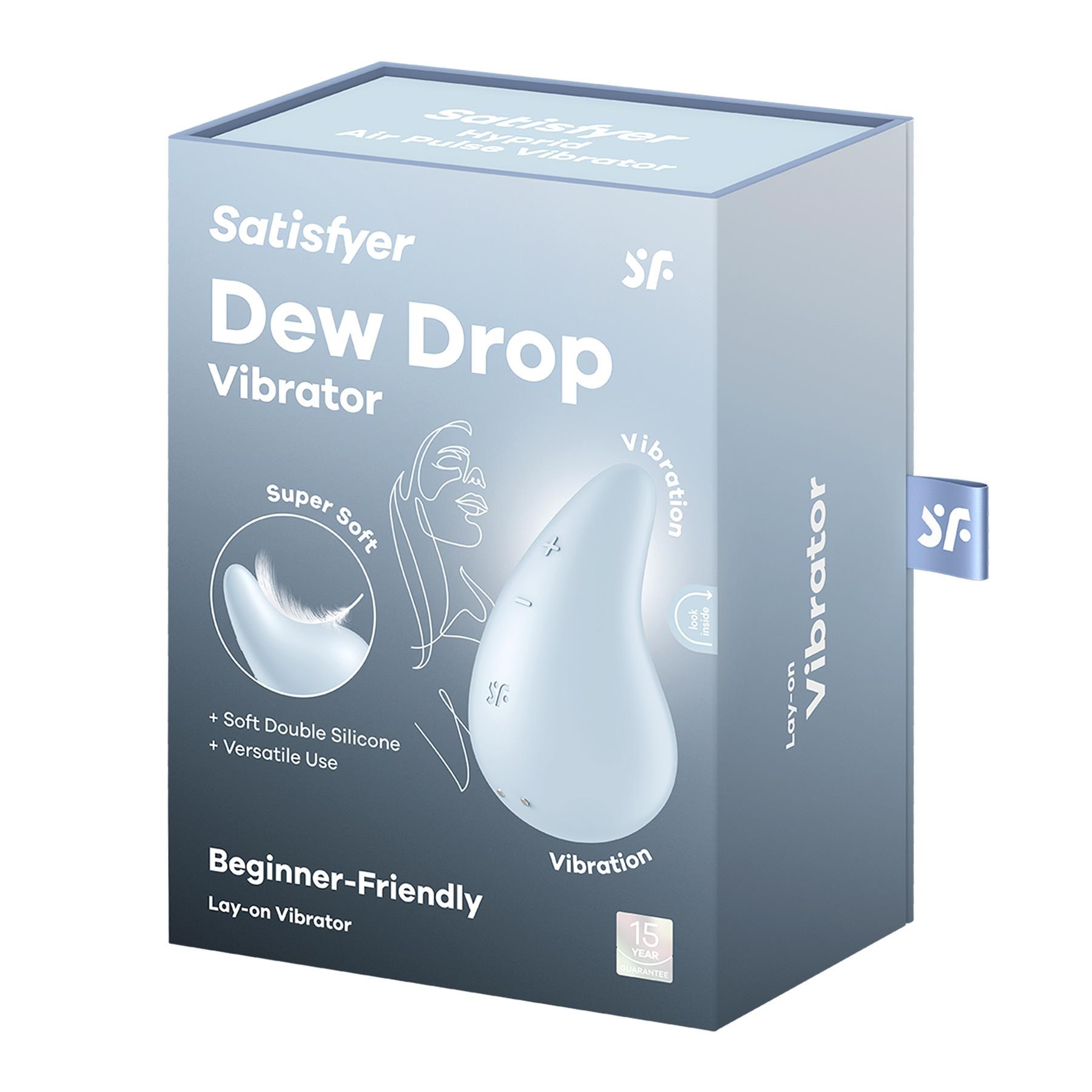 Satisfyer Dew Drop Pinpoint Clitoral Stimulator - Packaging Shot