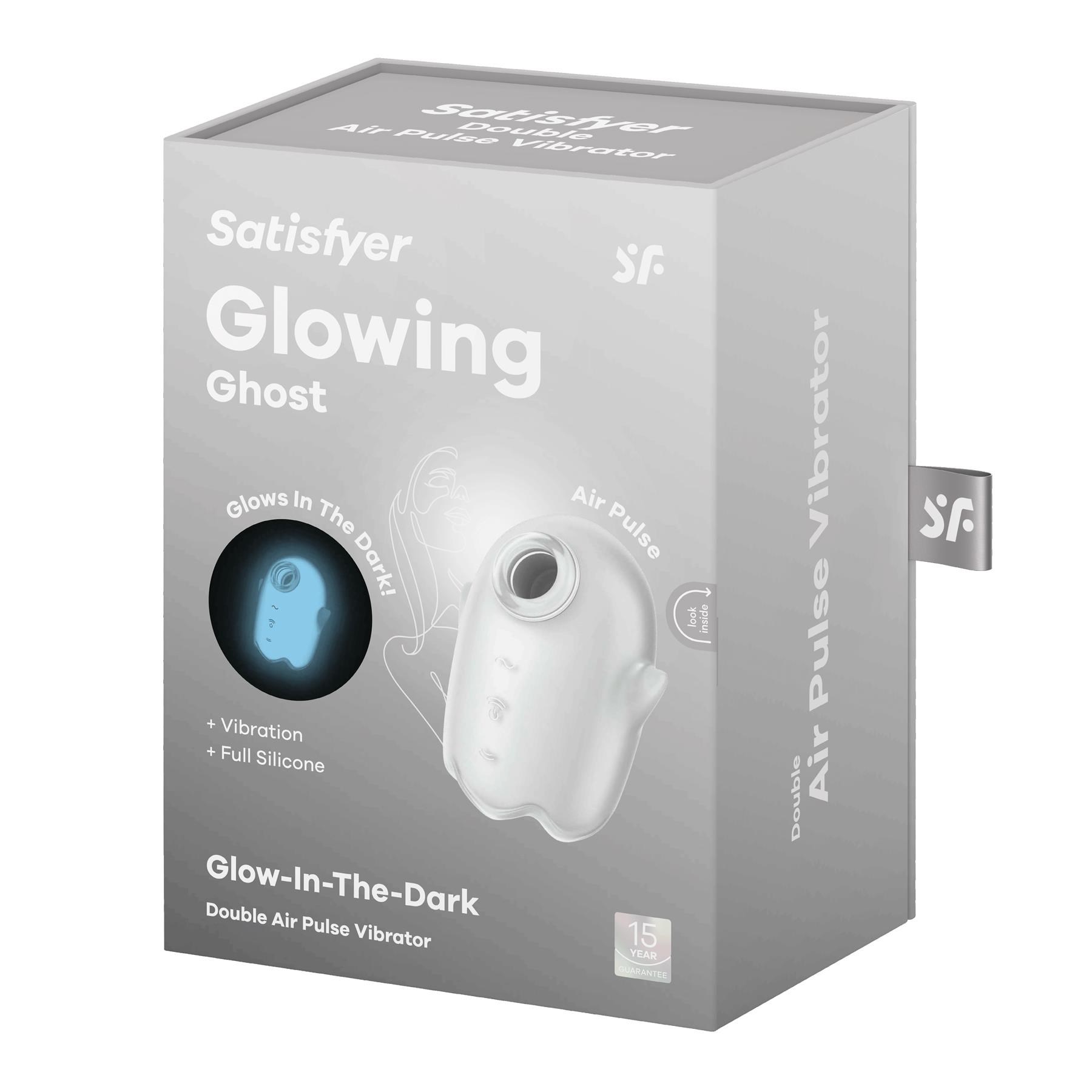 Satisfyer Glowing Ghost Air Pulse Clitoral Stimulator - Packaging Shot