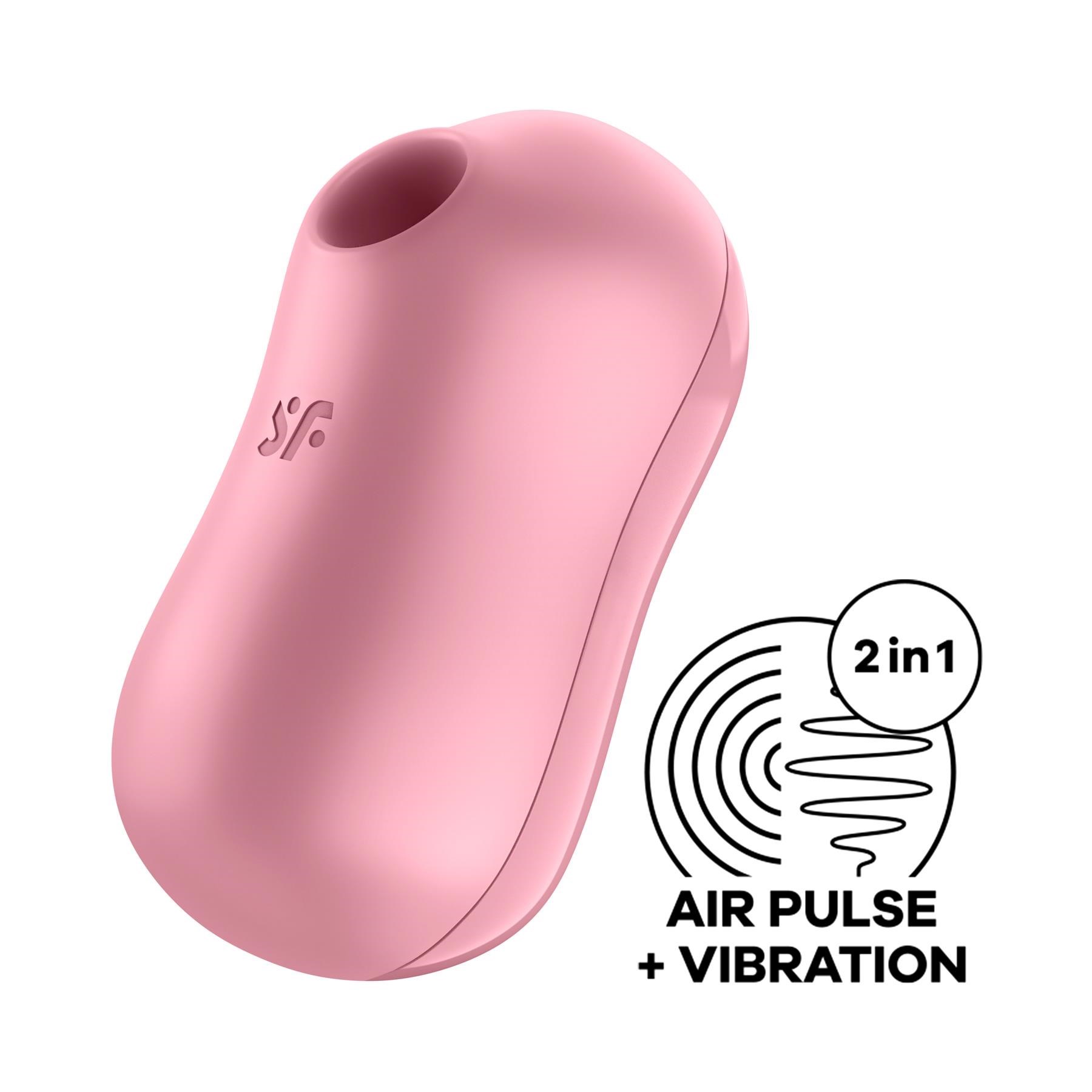 Satisfyer Cotton Candy Air Pulse Clitoral Stimulator - Features