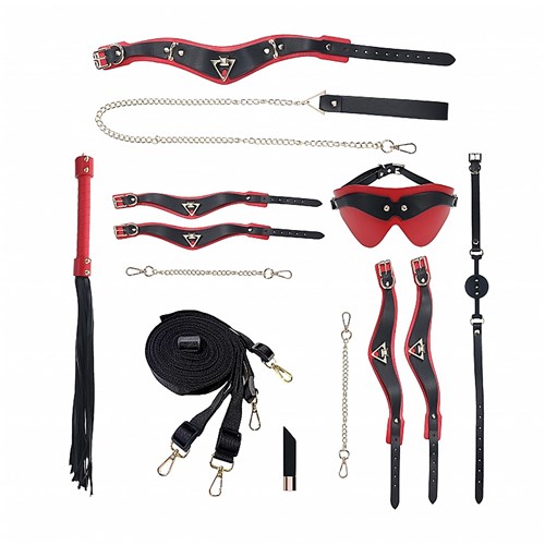 Ouch! Milan Bondage Collection with Bag - All Components