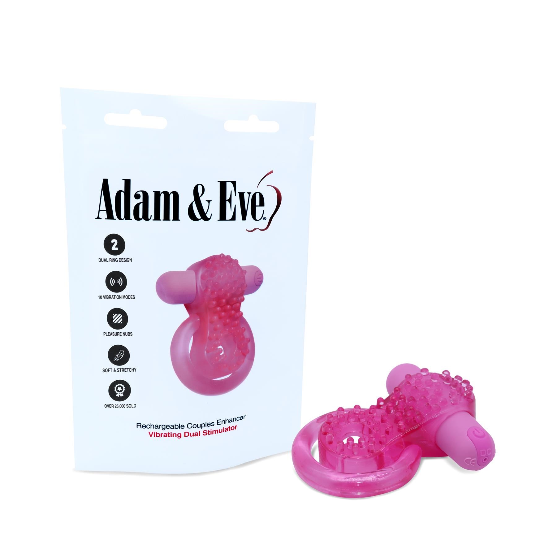 Adam & Eve Rechargeable Couples Enhancer Ring Package Shot