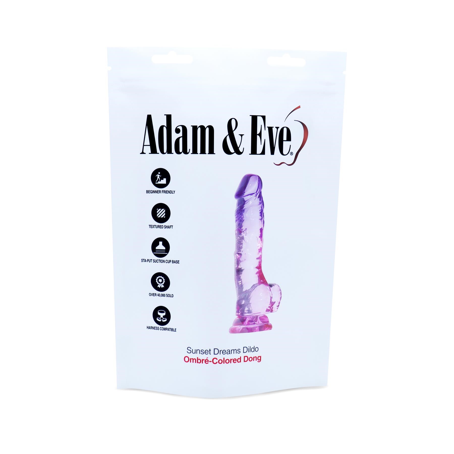 Adam & Eve Sunset Dreams Dildo - Package Shot