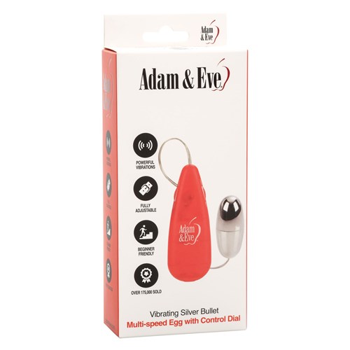 adam-eve-vibrating-silver-bullet front of box