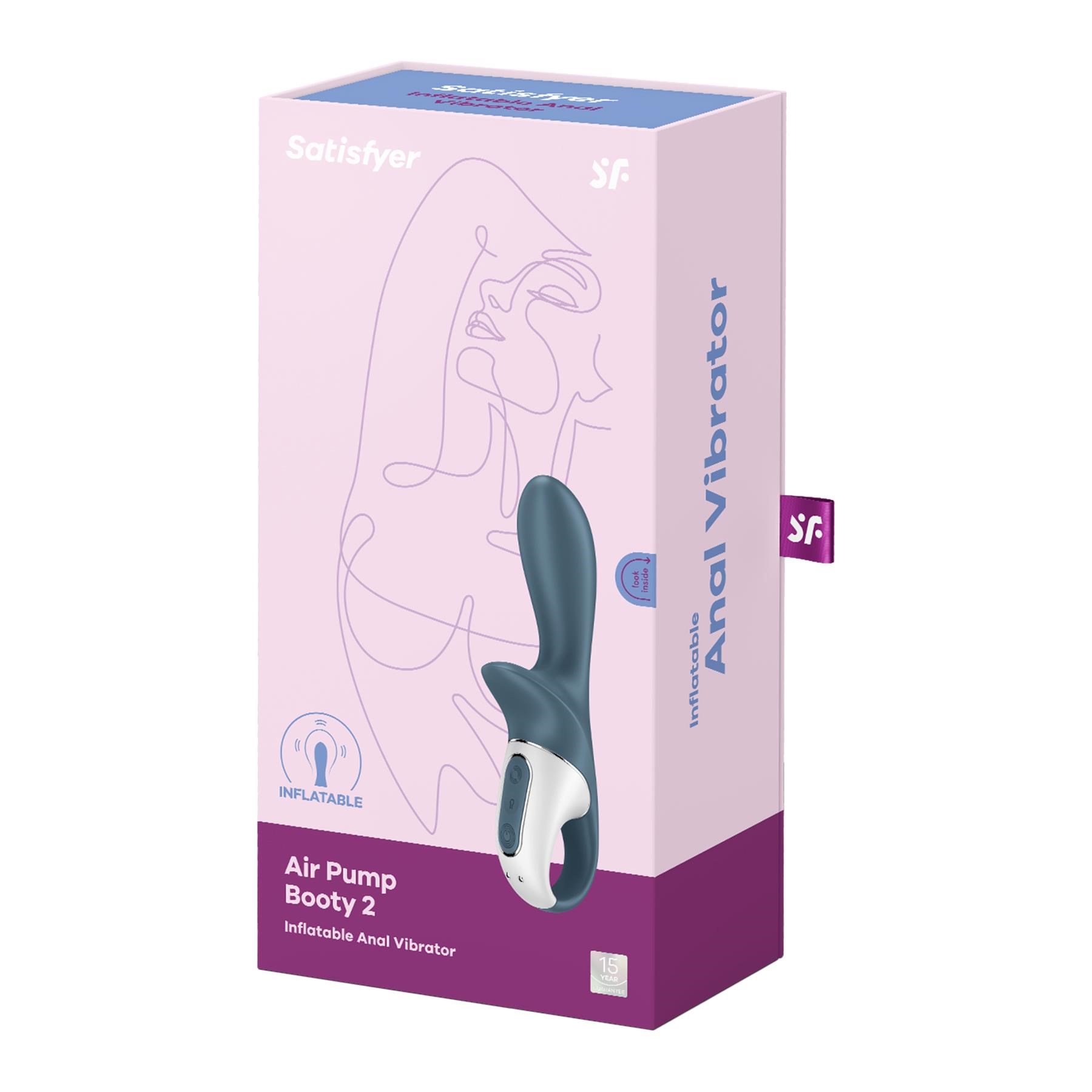 Satisfyer Air Pump Booty 2 Anal Vibrator box