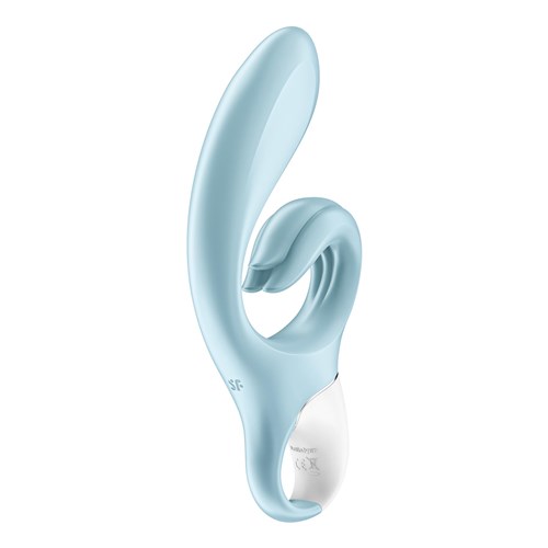 Satisfyer Love Me Rabbit Vibrator side view tilted