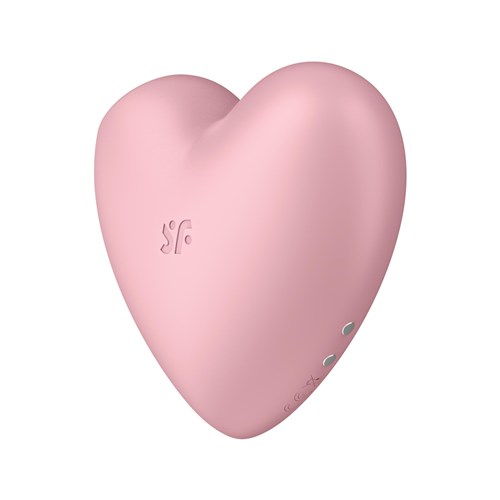 Cutie Heart Air Pulse Clitoral Stimulator angle shot