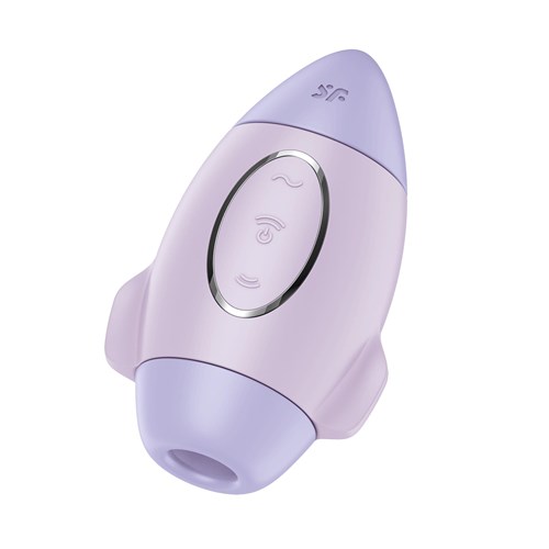 Satisfyer Mission Control Air Pulse Clitoral Stimulator tilted shot