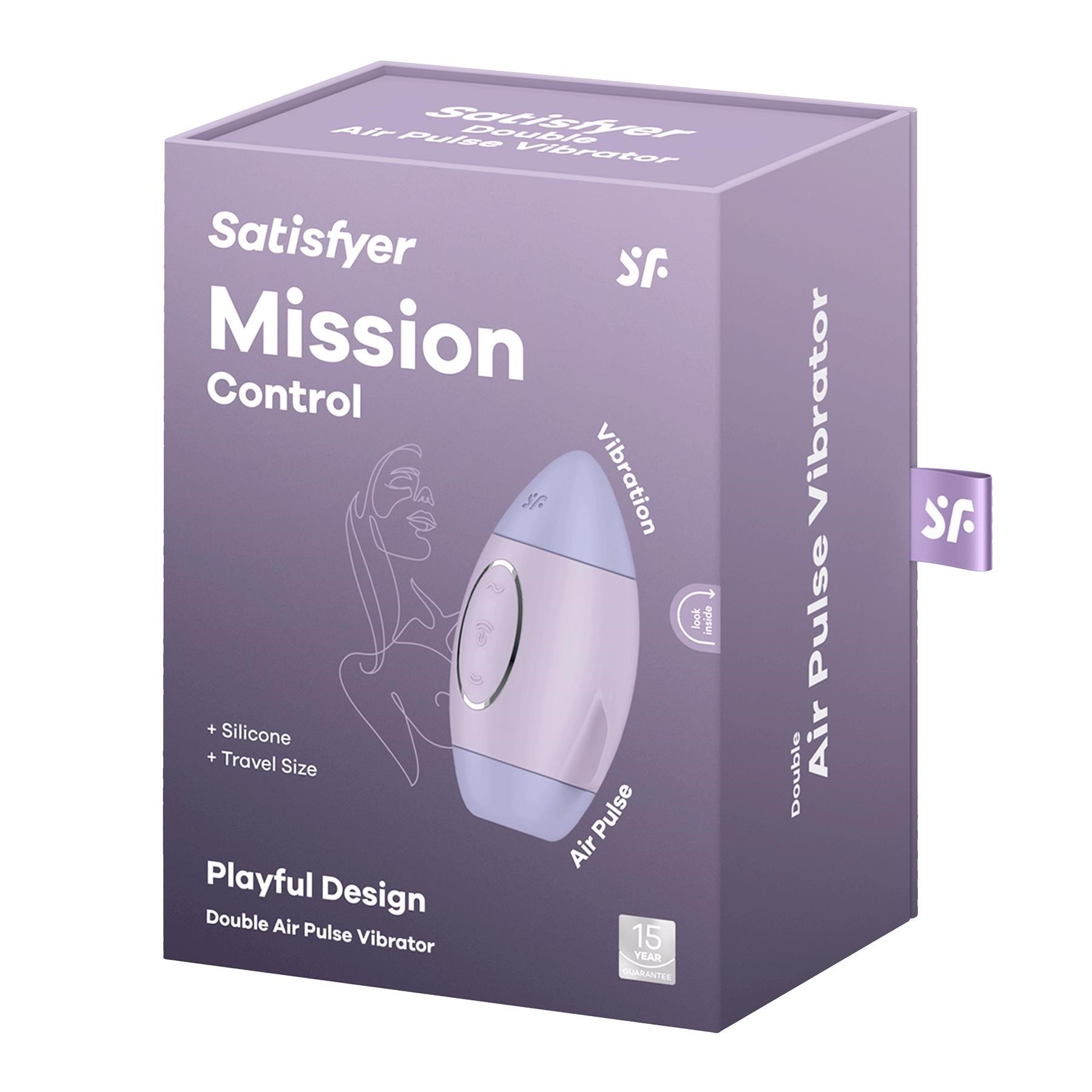 Satisfyer Mission Control Air Pulse Clitoral Stimulator box shot