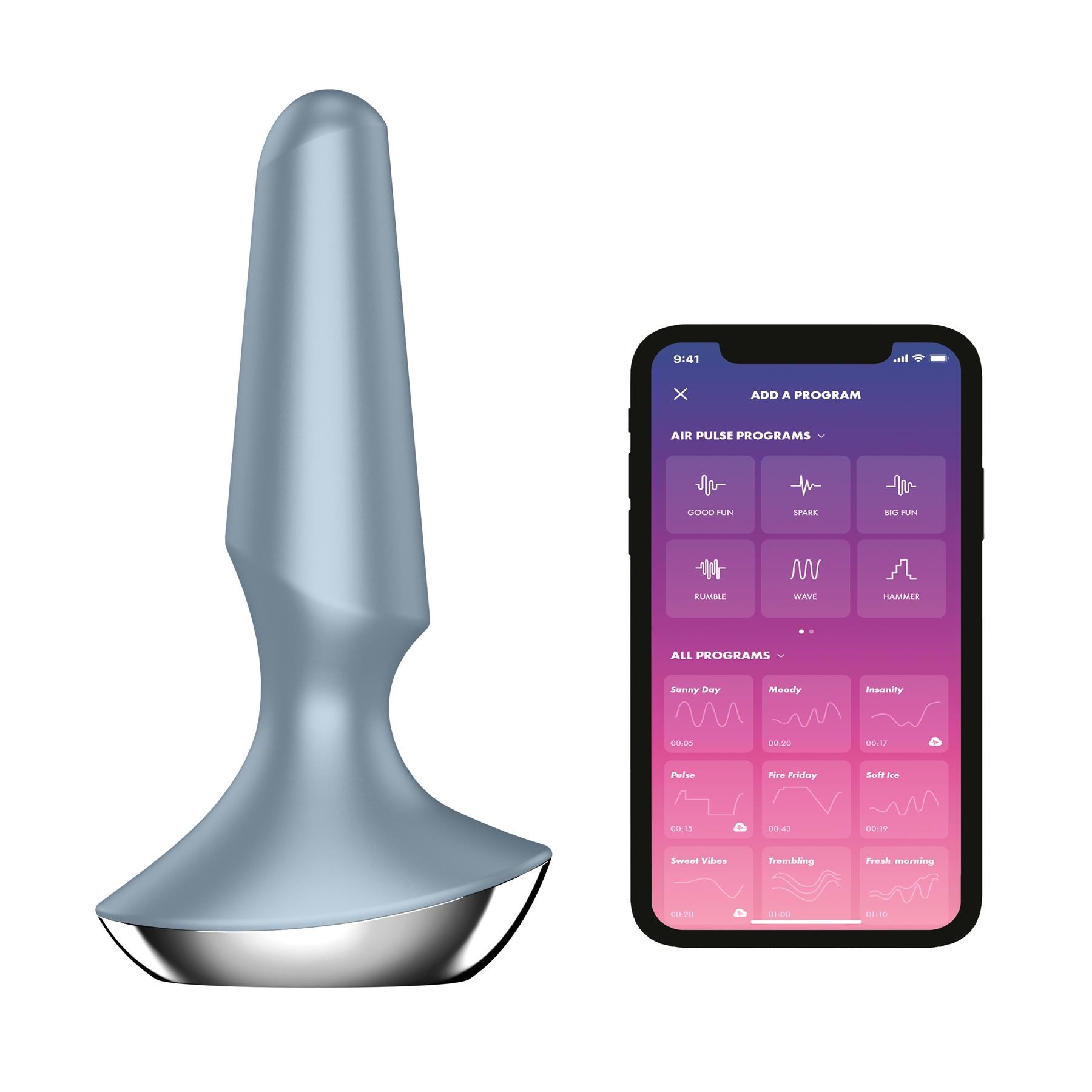 Satisfyer Plug-Ilicious 2 App Enabled Anal Vibrator and phone shot