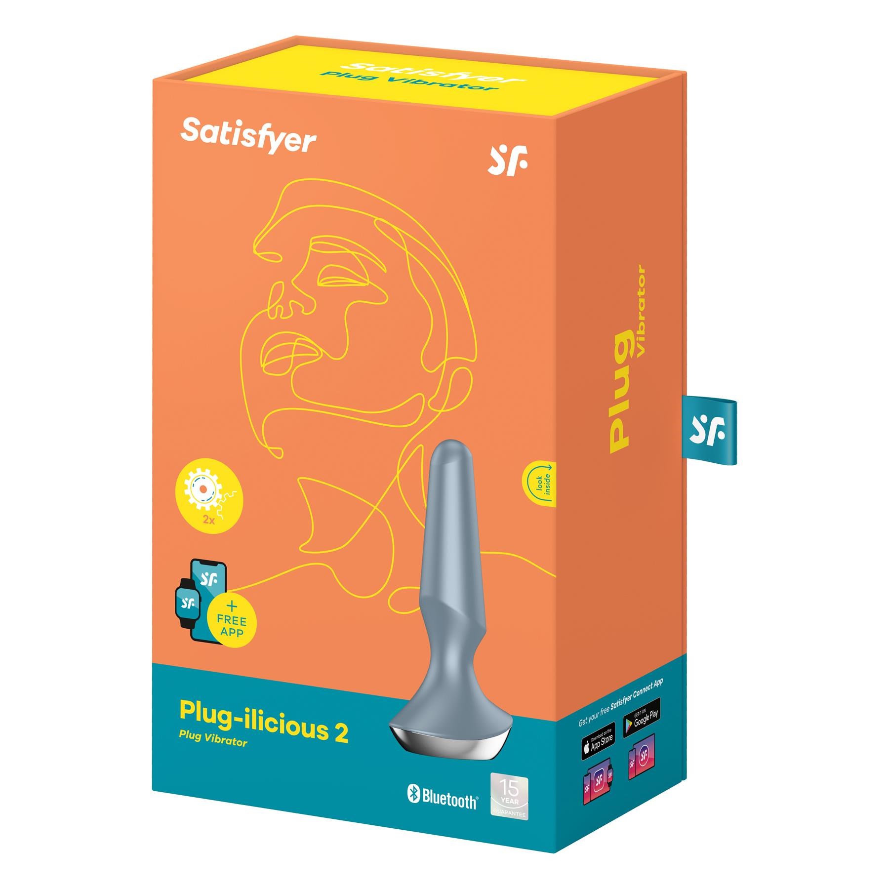 Satisfyer Plug-Ilicious 2 App Enabled Anal Vibrator box