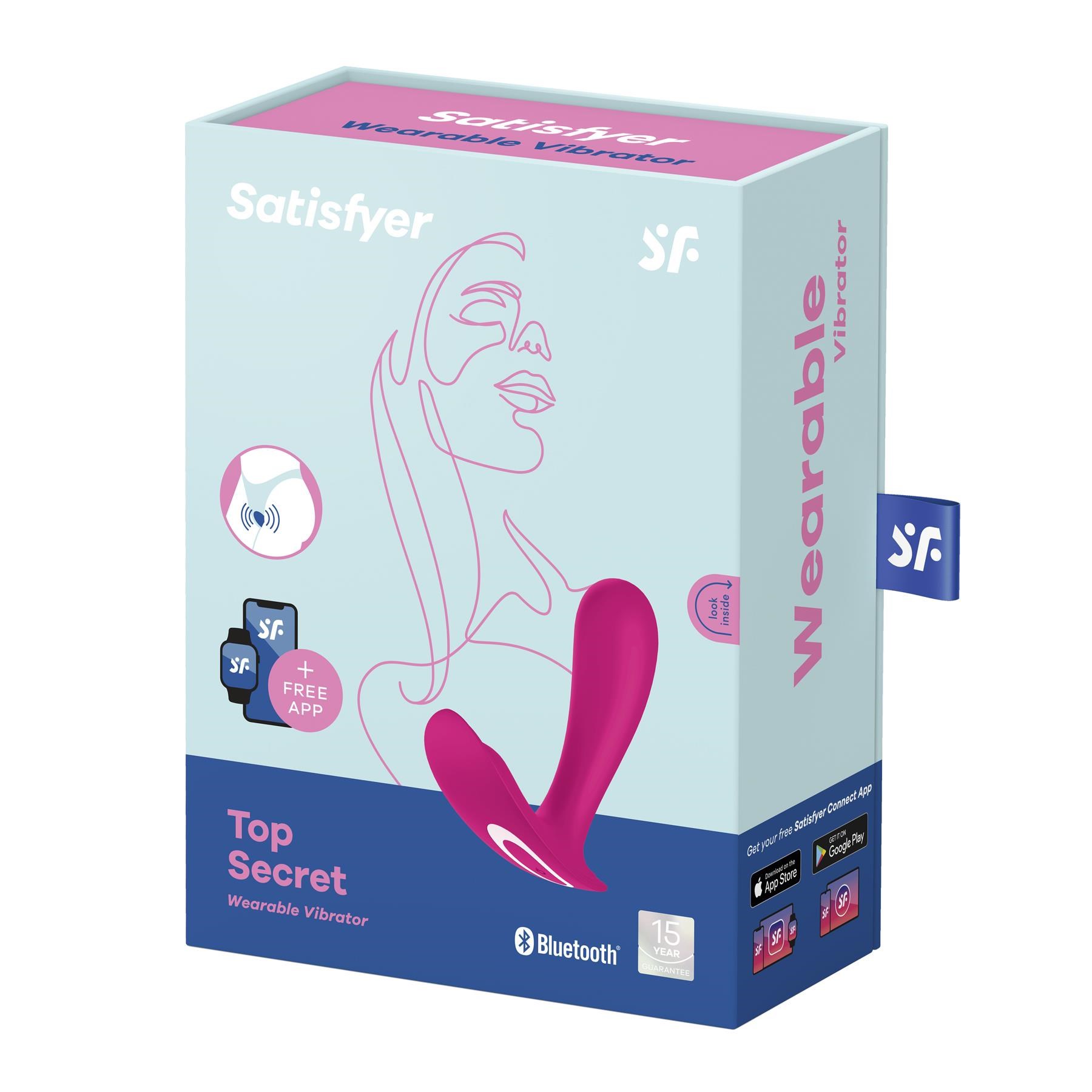 Satisfyer Top Secret App Enabled Wearable Vibrator box picture