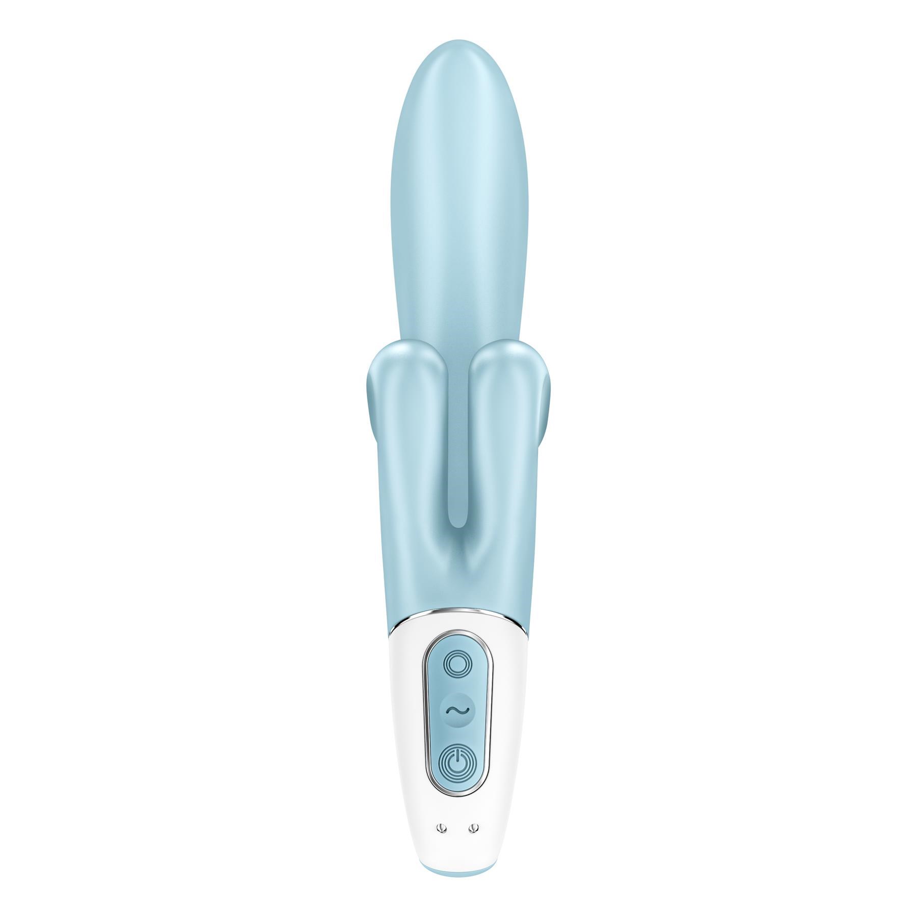 Satisfyer Touch Me Rabbit Vibrator front shot with