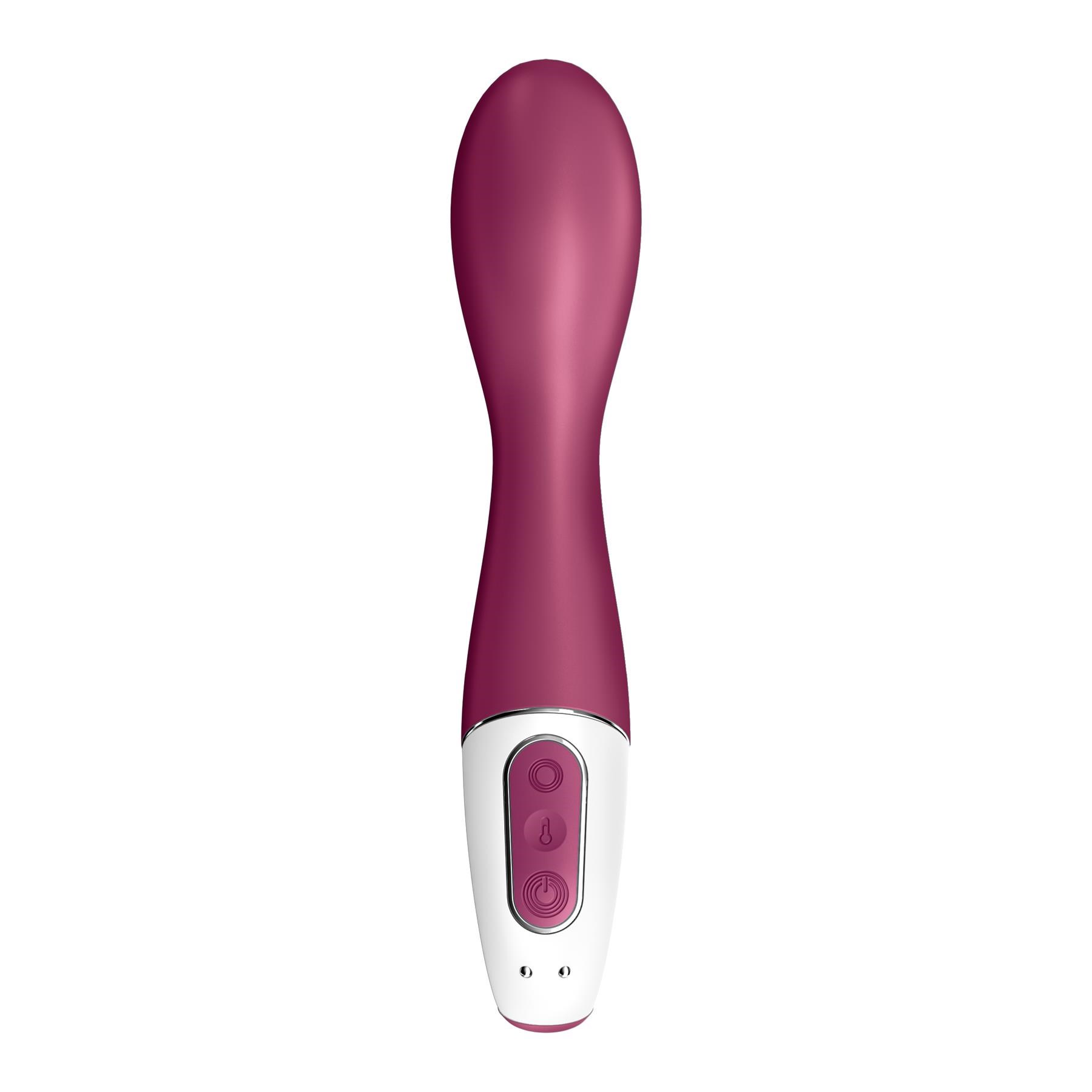 Satisfyer Hot Spot App Enabled Warming G-Spot Vibrator straight shot front view