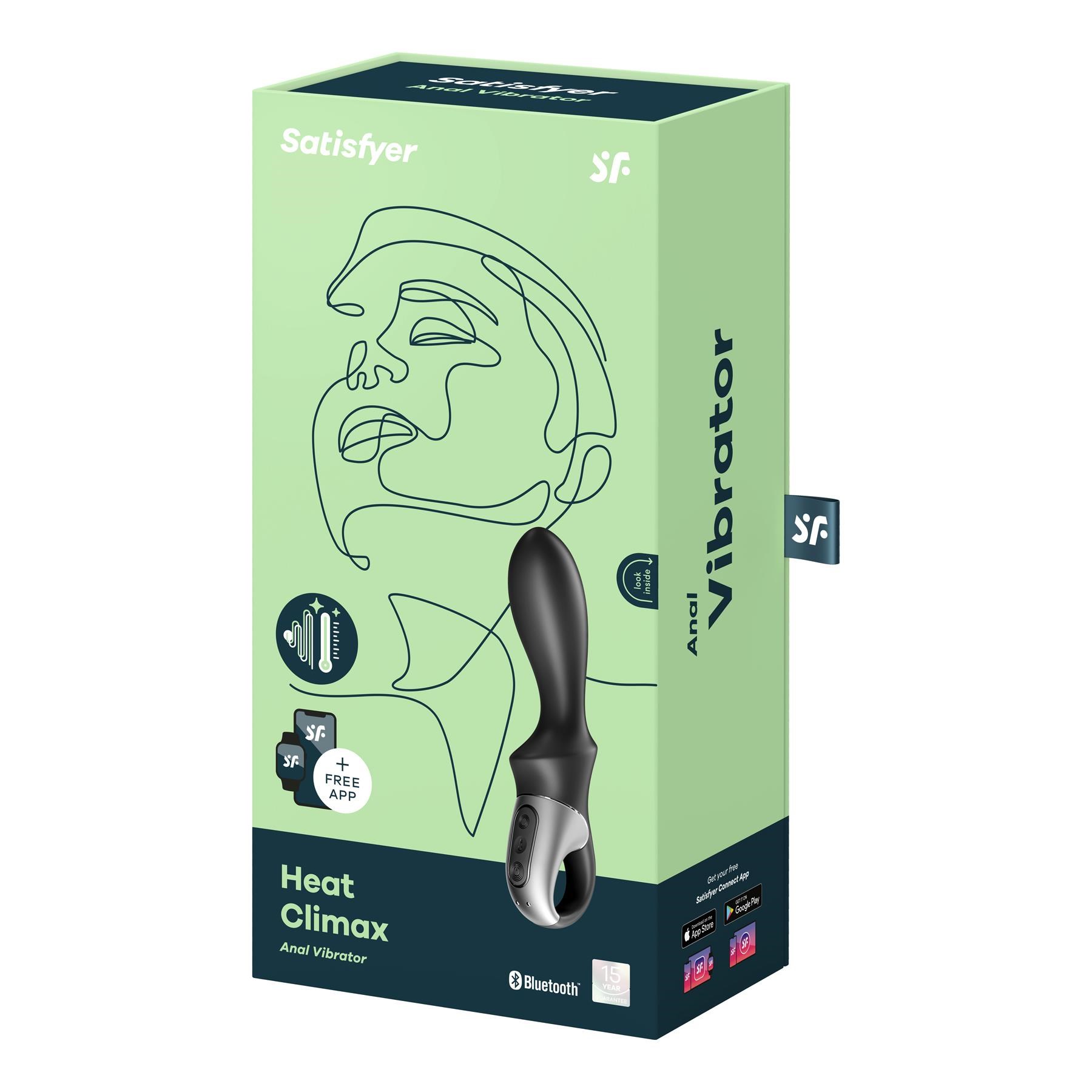 Satisfyer Heat Climax App Enabled Warming Anal Vibrator box