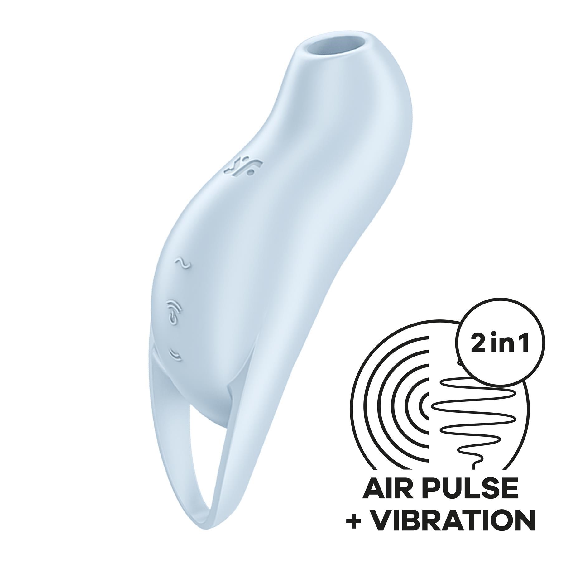 Satisfyer Pocket Pro 1 Air Pulse Clitoral Stimulator WITH AIR PULSE VIBRATION IMAGE