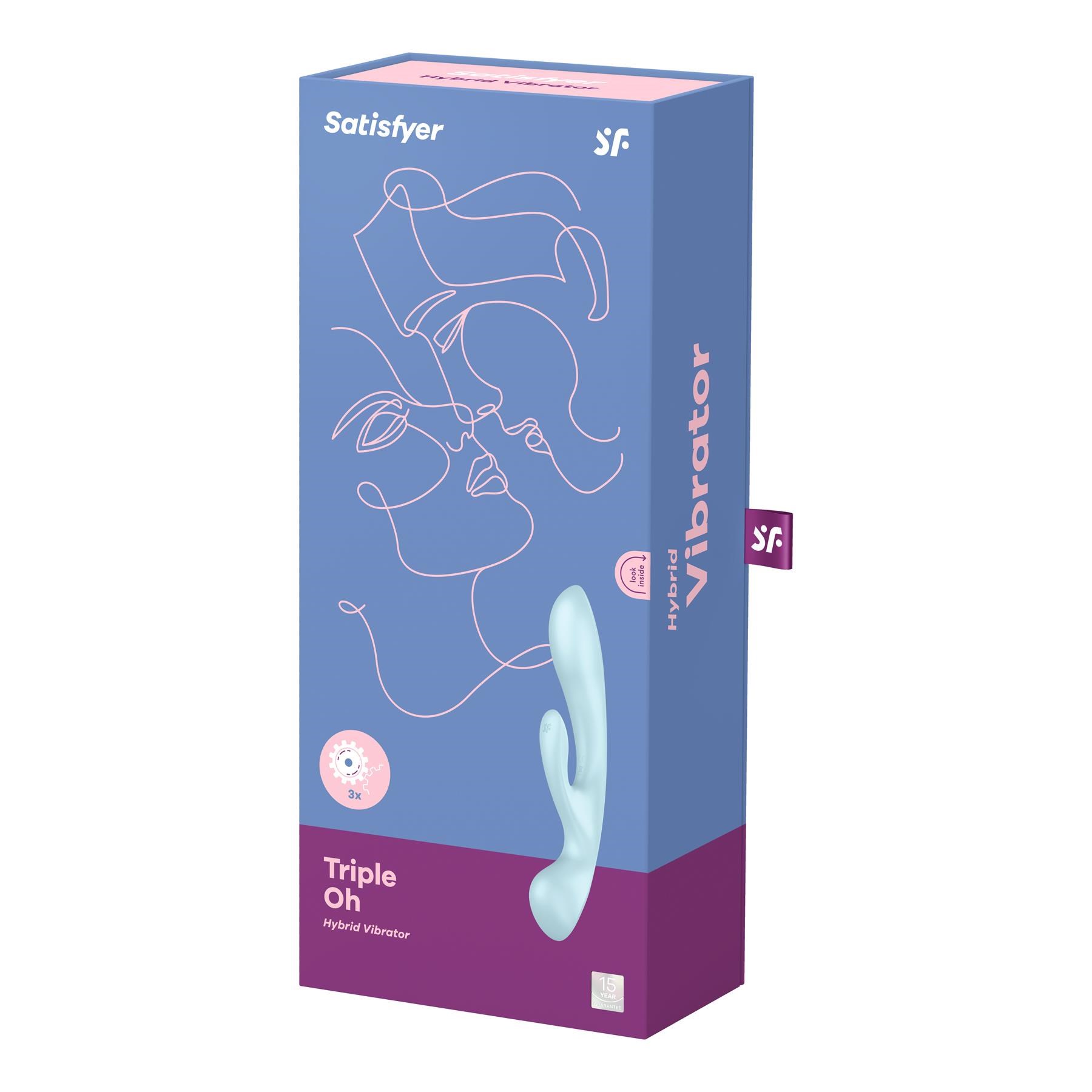 Satisfyer Triple Oh Rabbit Vibrator box