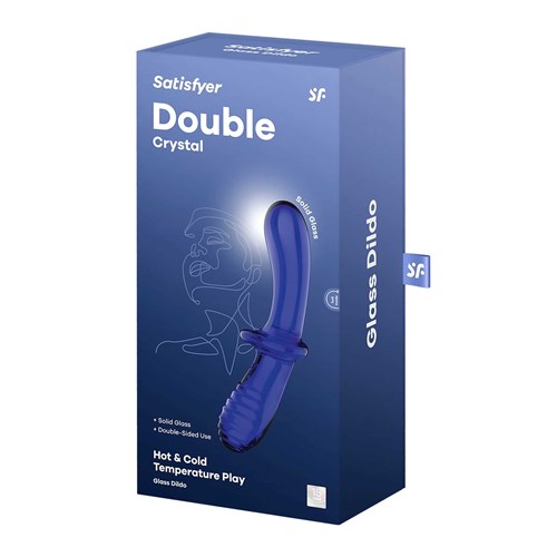 Satisfyer Double Crystal Dildo box