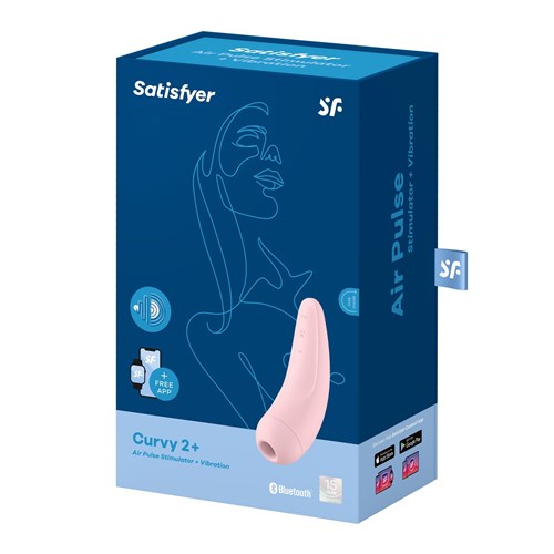 Satisfyer Curvy 2 Air Pulse Clitoral Stimulator box shot