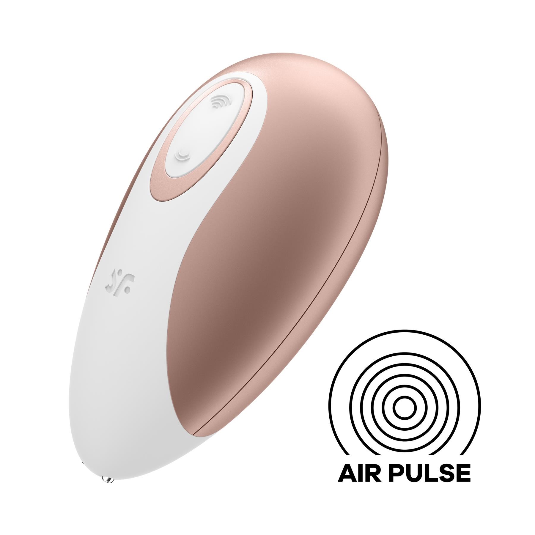 Satisfyer Deluxe Air Pulse Stimulator air pulse feature shot