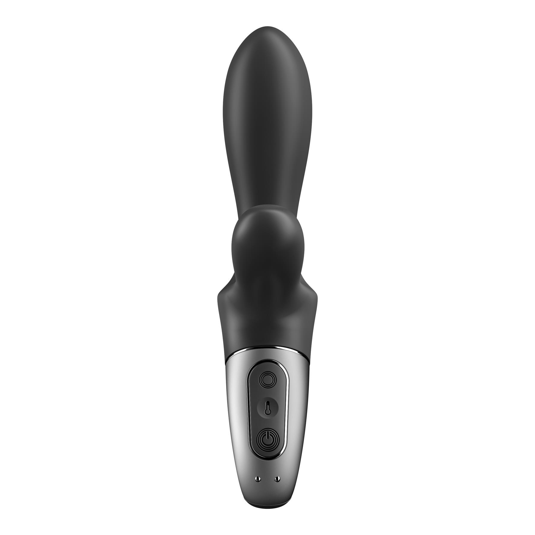 Satisfyer Heat Climax+ App Enabled Warming Rabbit Vibe front view with control