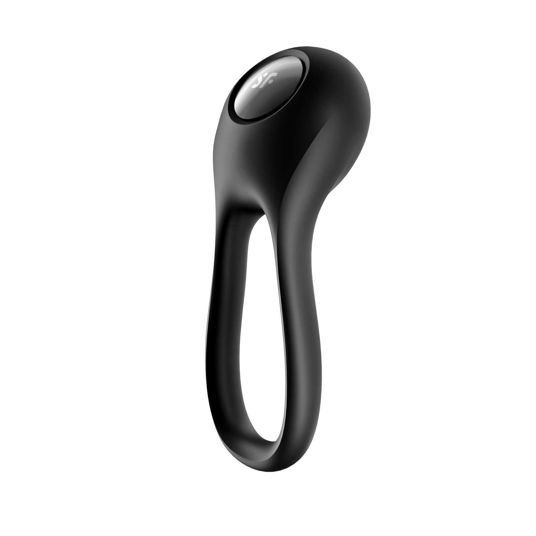 Satisfyer Majestic Duo Penis Ring right facing angled side view