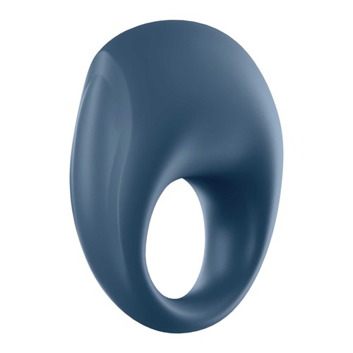 Satisfyer Strong One Penis Ring Connect App right facing angled side view