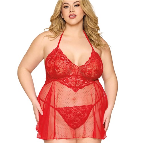 babydoll w/ G-string q/s front cropped