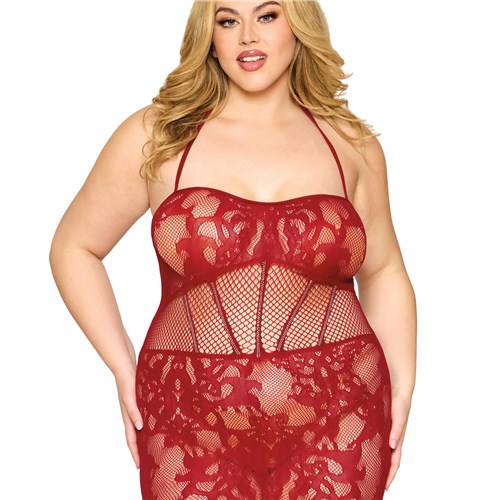 bodystocking lace gown q/s front cropped