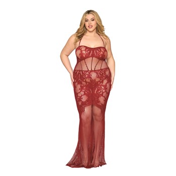 bodystocking lace gown q/s front