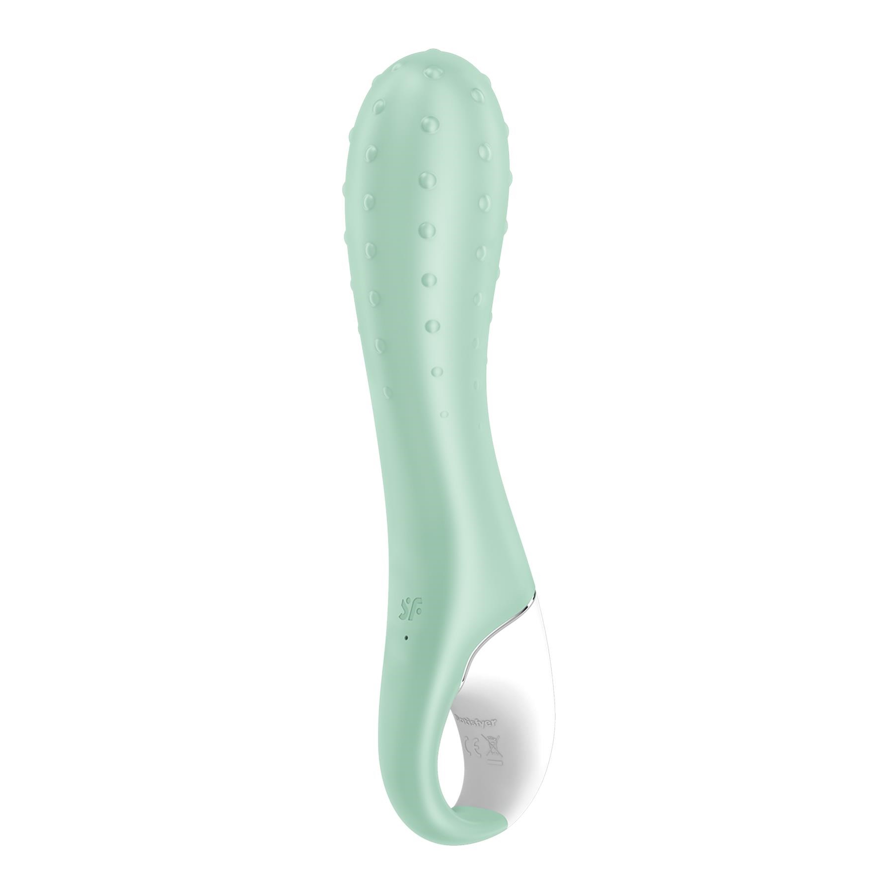 SATISFYER AIR PUMP INFLATABLE G-SPOT VIBRATOR 3 SIDE SHOT