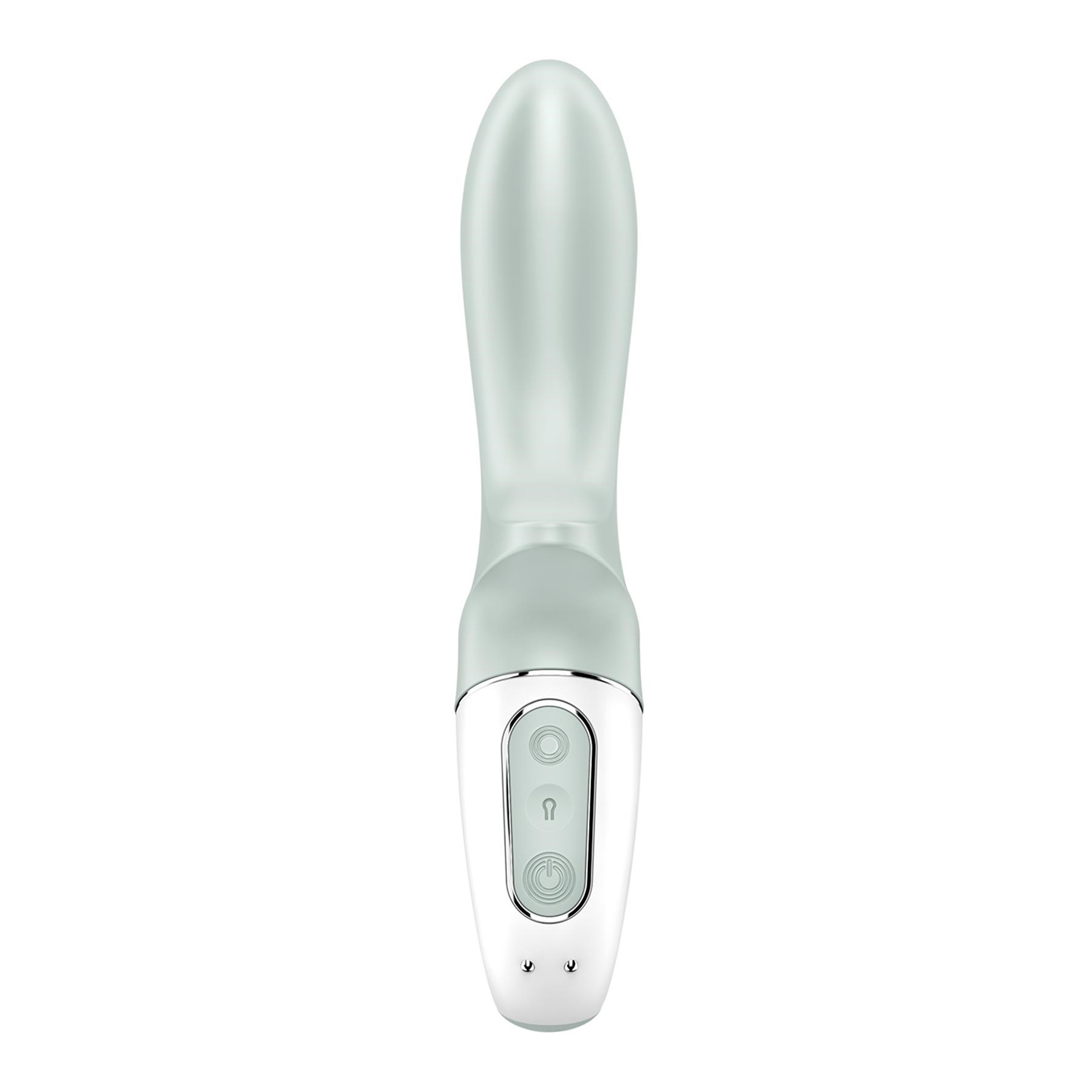 SATISFYER AIR PUMP BOOTY 3 ANAL VIBRATOR front shot with control buttons