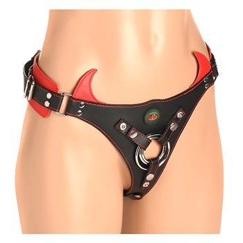 CREATURECOCK HORNY DEVIL STRAP ON HARNESS