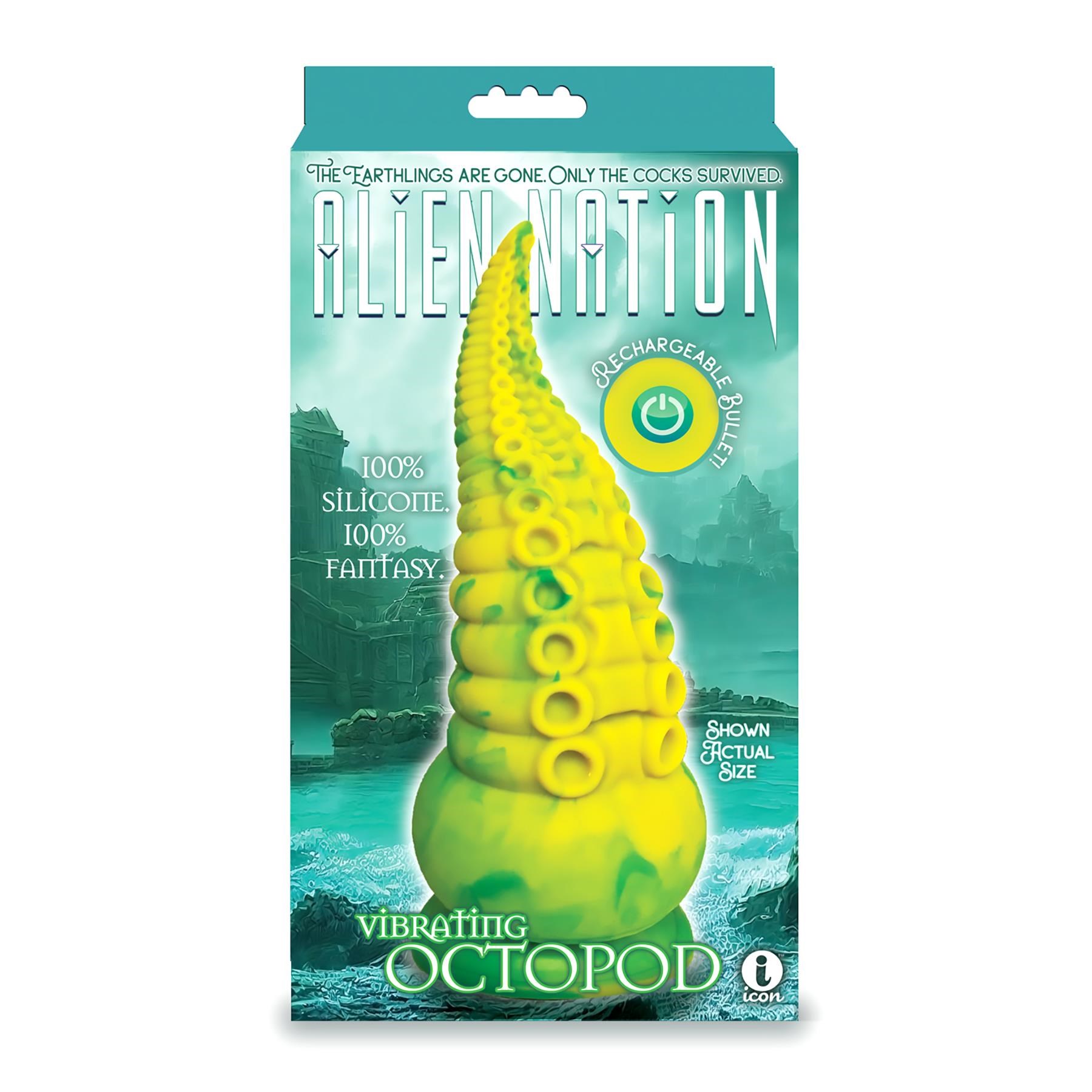 Alien Nation Octopod Vibrating Dildo package shot