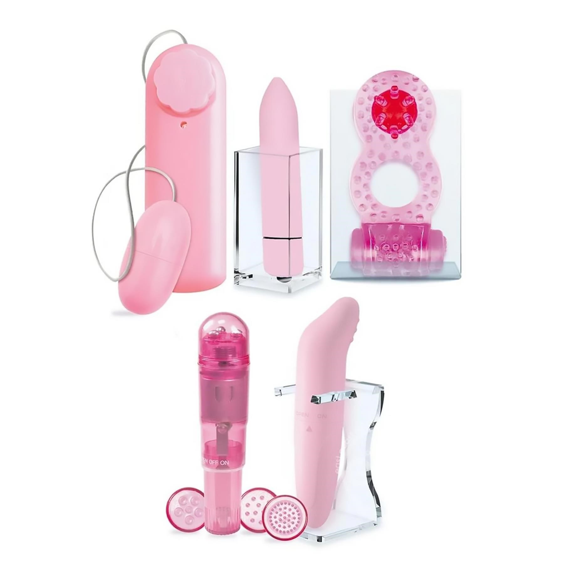 Try-Curious Vibrator Set standing up