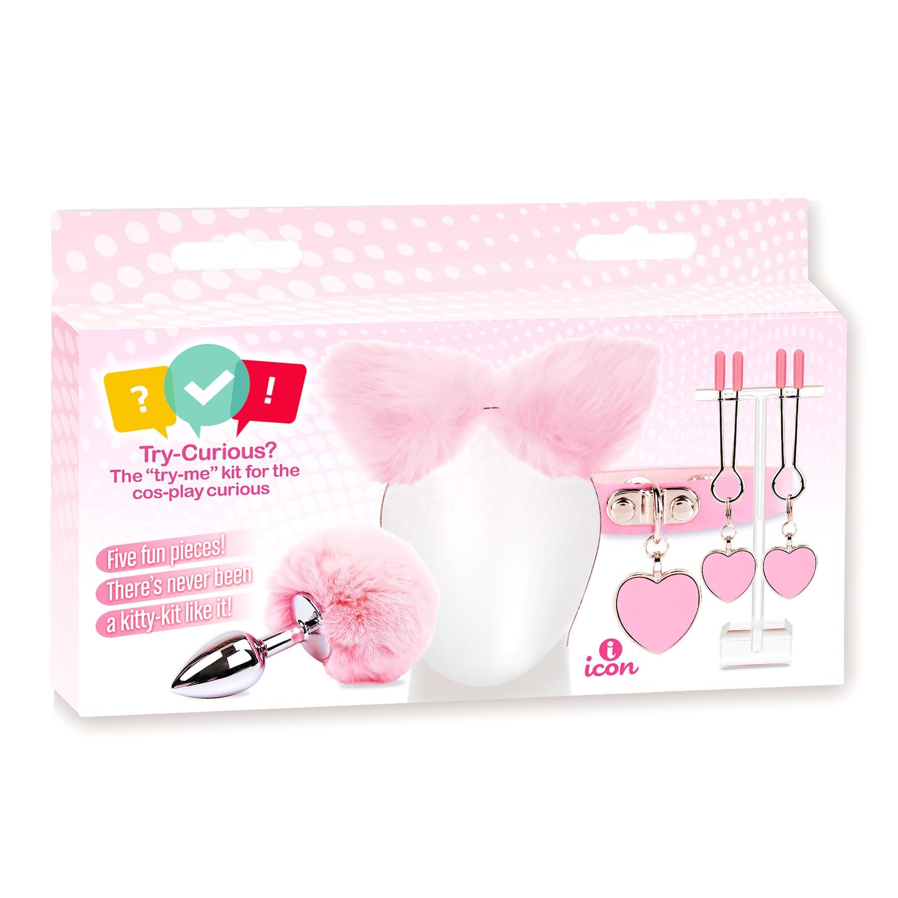 Try-Curious Kitty Bondage Kit package