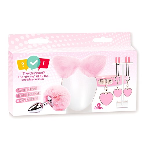 Try-Curious Kitty Bondage Kit package