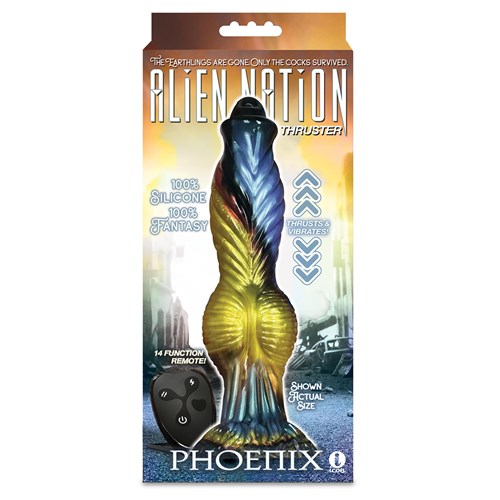 Alien Nation Phoenix Thrusting Dildo package