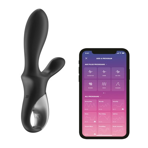 Satisfyer Heat Climax+ App Enabled Warming Rabbit Vibe with app