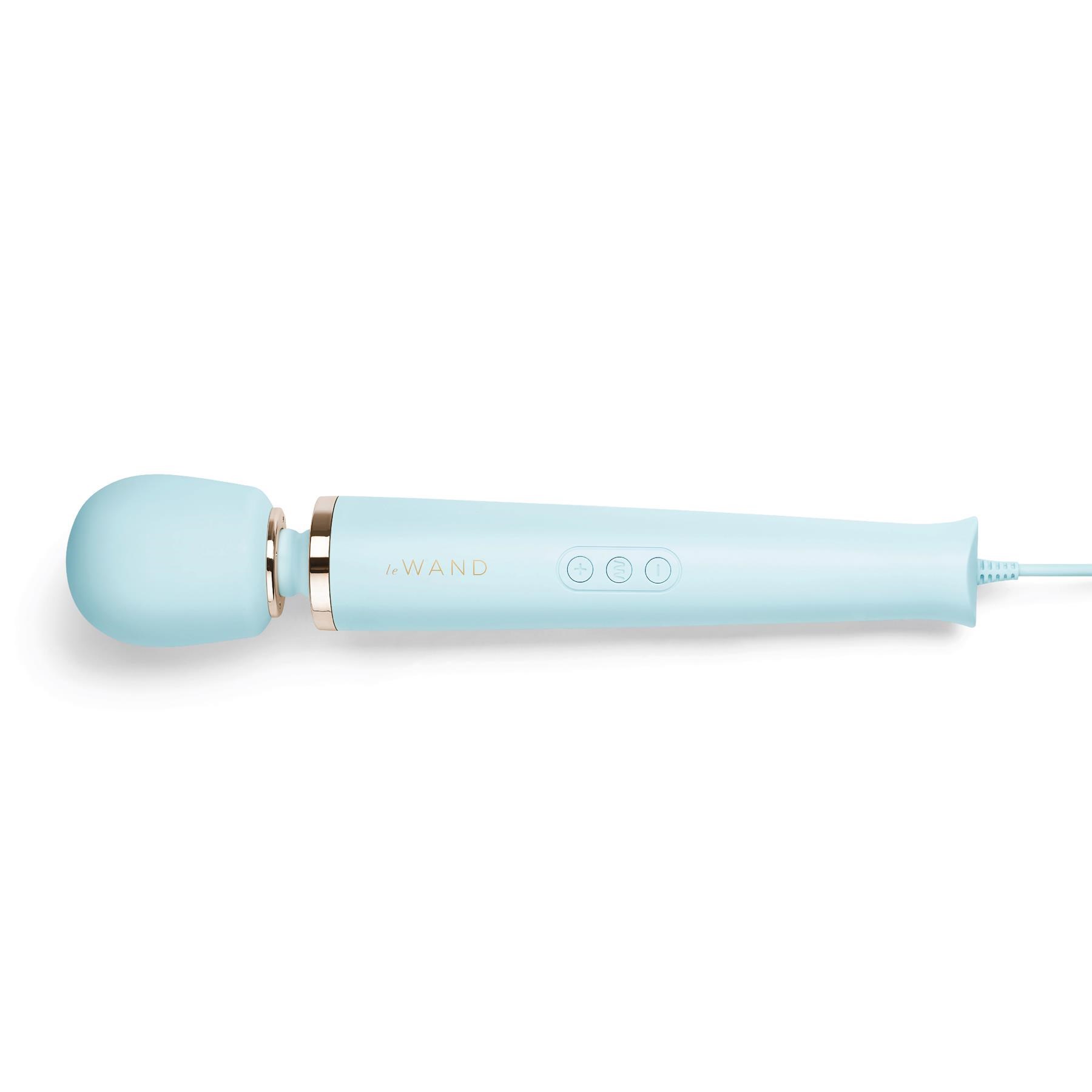 Le Wand Plug In Wand Massager lay down shot