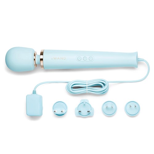 Le Wand Plug In Wand Massager with charger and adapters