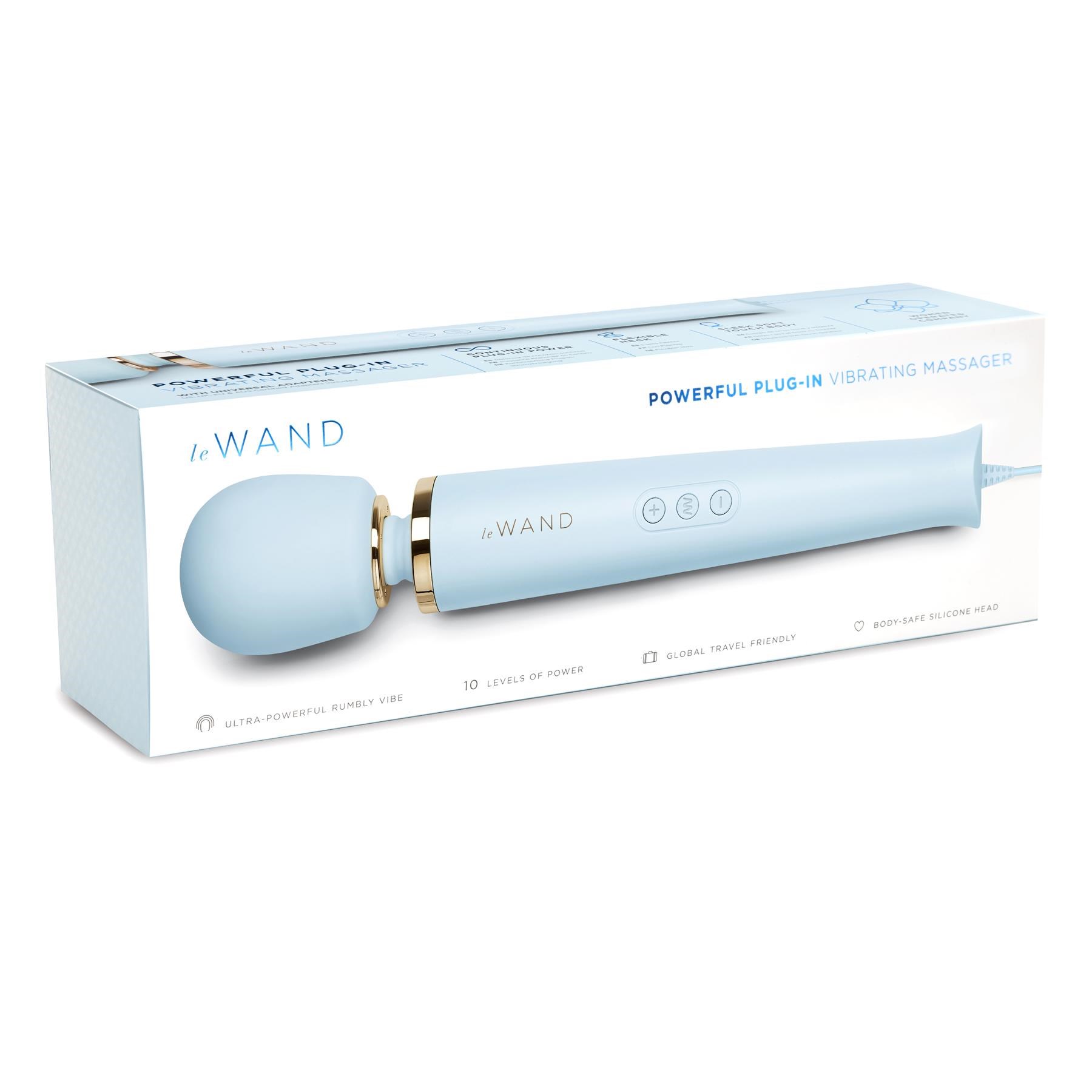 Le Wand Plug In Wand Massager in package