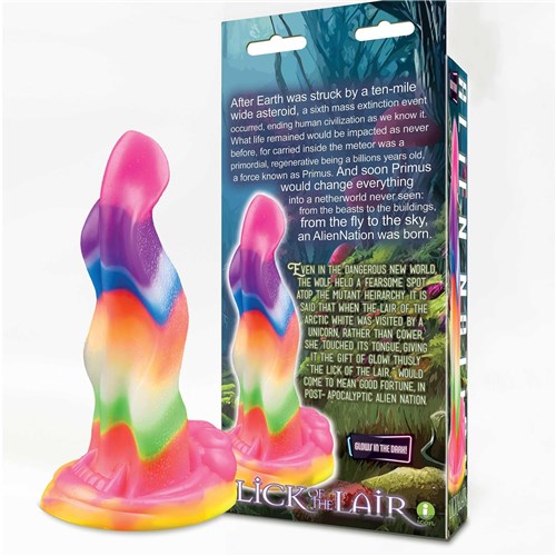 Alien Nation Glow in the Dark Lick of the Lair Dildo with box