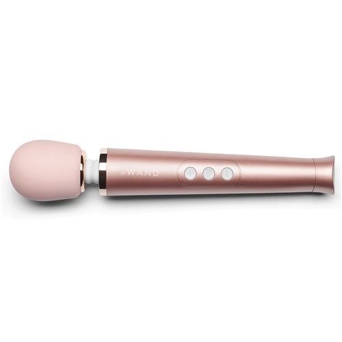 Le Wand Petite Rechargeable Wand Massager laying down