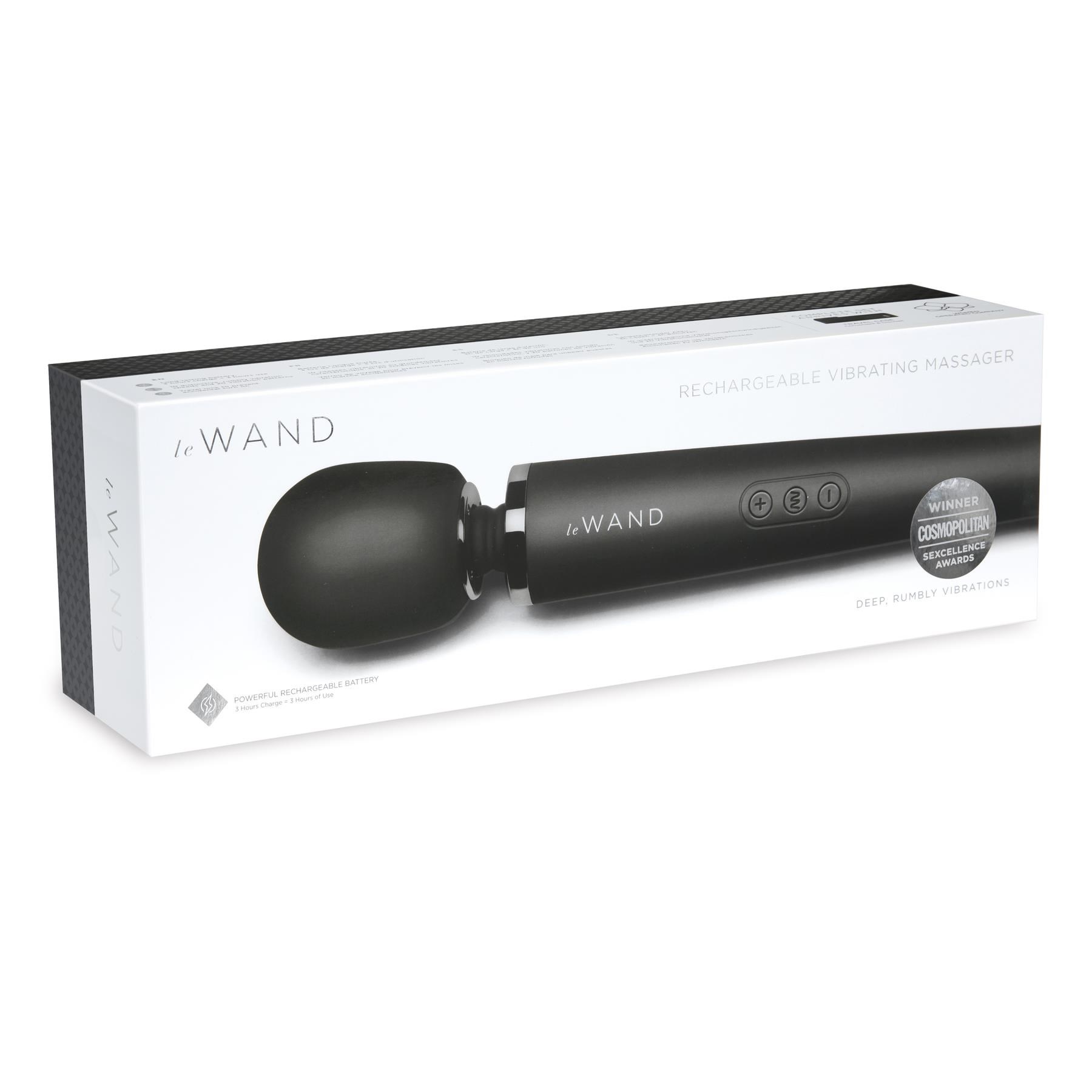 Le Wand Rechargeable Vibrating Wand Massager package