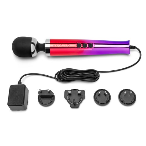 Le Wand Die Cast Wand Massager with plug in adapters