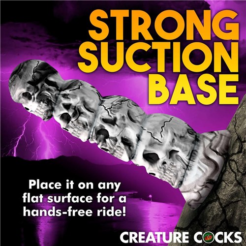 Creature Cocks Tower Of Doom Silicone Dildo suction cup base call out sheet